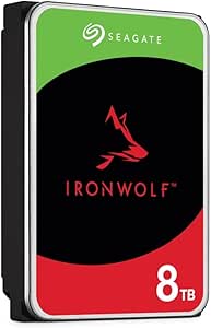 Seagate IronWolf ST8000VN004 - Disque Dur - 8 to - Interne - 3.5" - SATA 6Gb/s - 7200 Tours/Min - mémoire Tampon : 256 Mo