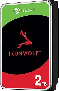Seagate IronWolf 2TB 256MB 3.5 Zoll SATA 6Gb/s Interne CMR NAS Festplatte