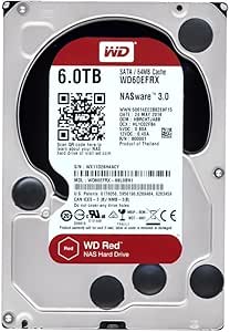 Western Digital WD60EFRX 6TB SATA 64Mo 3,5" HD Rouge