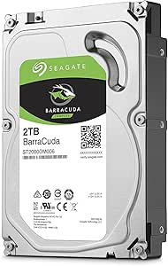 Seagate BarraCuda, 2 To, ST2000DM008 3,5" SATA 6 Gbit/s 7 200 tr/min Reconditionné