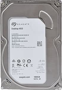 Seagate Barracuda Disque dur interne 1 To SATA III Noir