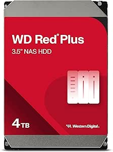 Western 4go Digital WD Red Plus 3.5" 4000 Go Série ATA III Disque dur mécanique