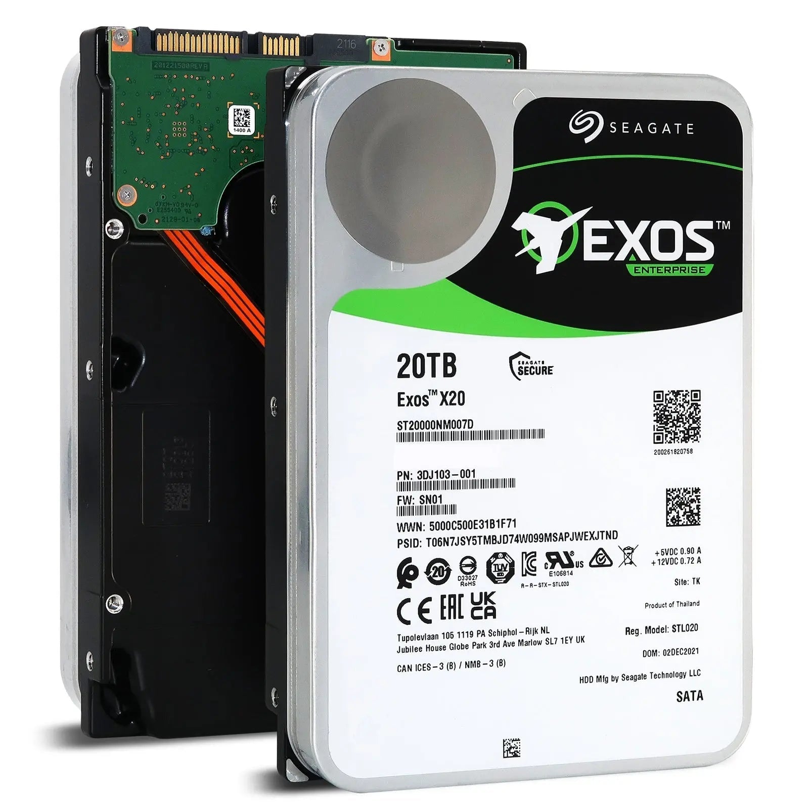 Disque dur reconditionné Seagate Exos 20To ST20000NM007D